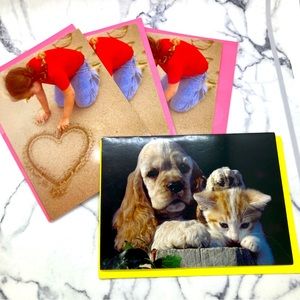 4 Avanti Greeting Cards New with Envelopes Love Dating Anniversary Duplicates